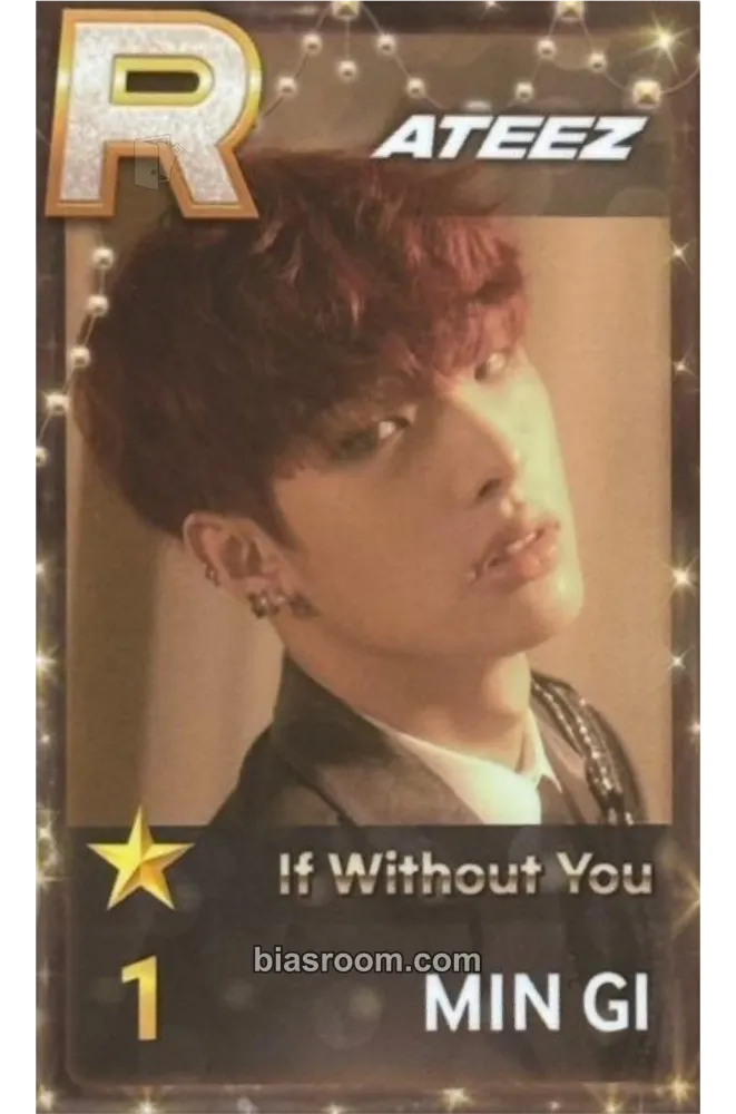 Mingi SUPERSTAR × ATEEZ Photocard - ATEEZ - ATEEZ K-pop photocard