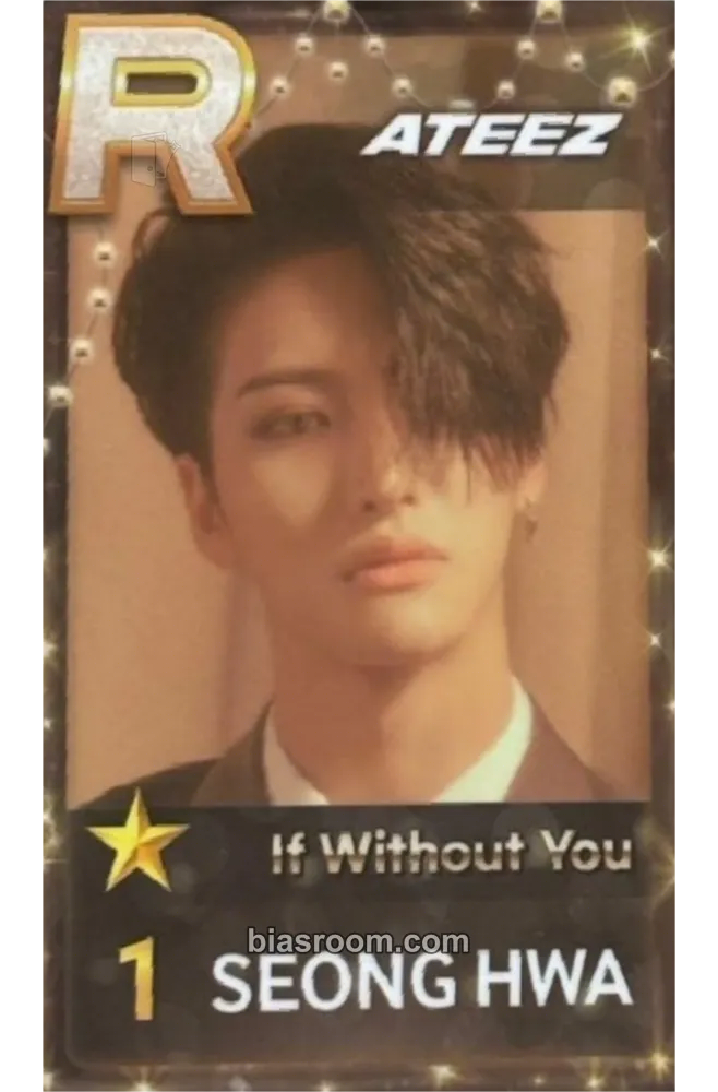 Seonghwa SUPERSTAR × ATEEZ Photocard - ATEEZ - ATEEZ K-pop photocard