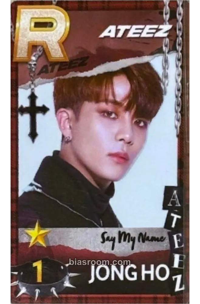 Jongho SUPERSTAR × ATEEZ Photocard - ATEEZ - ATEEZ K-pop photocard
