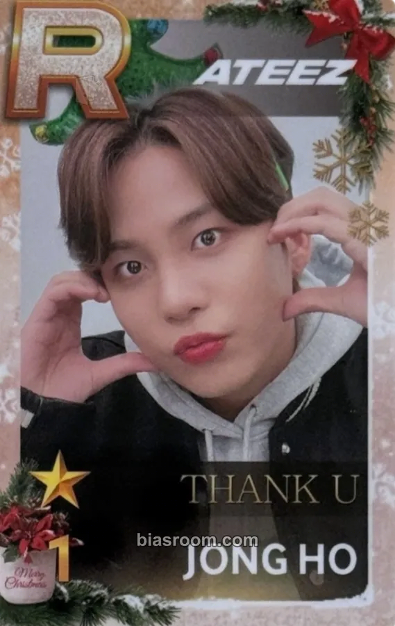 Jongho SUPERSTAR × ATEEZ Photocard - ATEEZ - ATEEZ K-pop photocard
