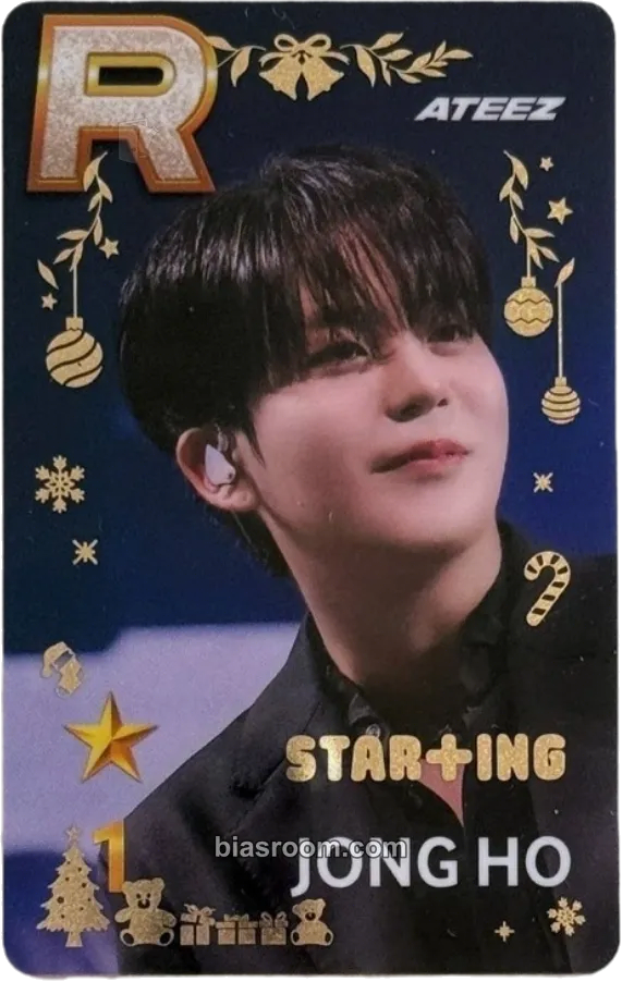 Jongho SUPERSTAR × ATEEZ Photocard - ATEEZ - ATEEZ K-pop photocard