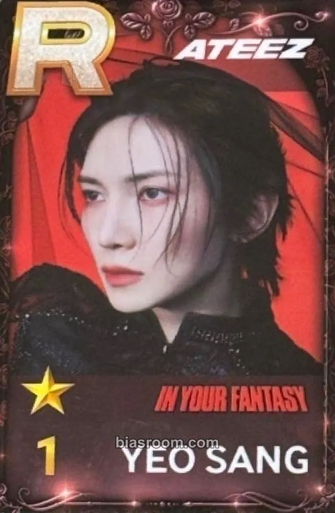 Yeosang SUPERSTAR × ATEEZ Photocard - ATEEZ - ATEEZ K-pop photocard