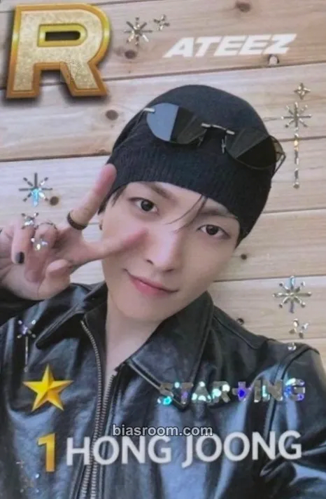 Hongjoong SUPERSTAR × ATEEZ Photocard - ATEEZ - ATEEZ K-pop photocard