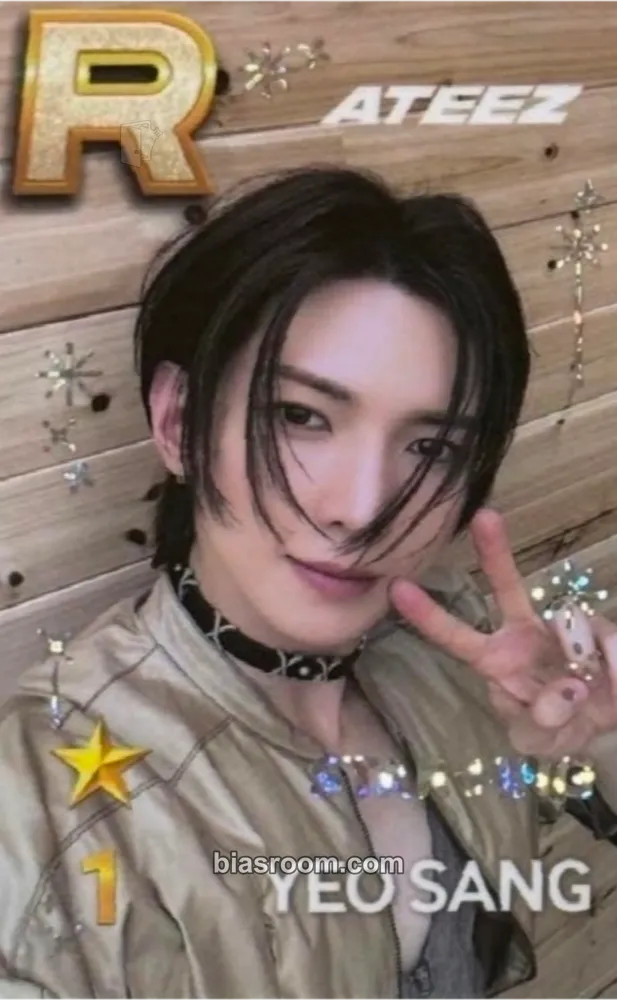 Yeosang SUPERSTAR × ATEEZ Photocard - ATEEZ - ATEEZ K-pop photocard