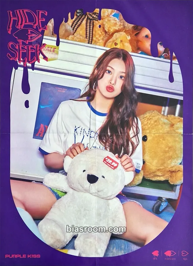 Swan HIDE & SEEK Photocard - PURPLE KISS - PURPLE KISS K-pop photocard