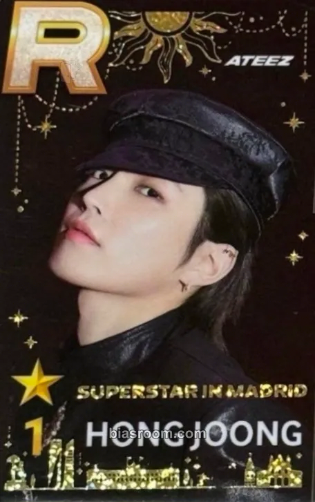 Hongjoong SUPERSTAR × ATEEZ Photocard - ATEEZ - ATEEZ K-pop photocard