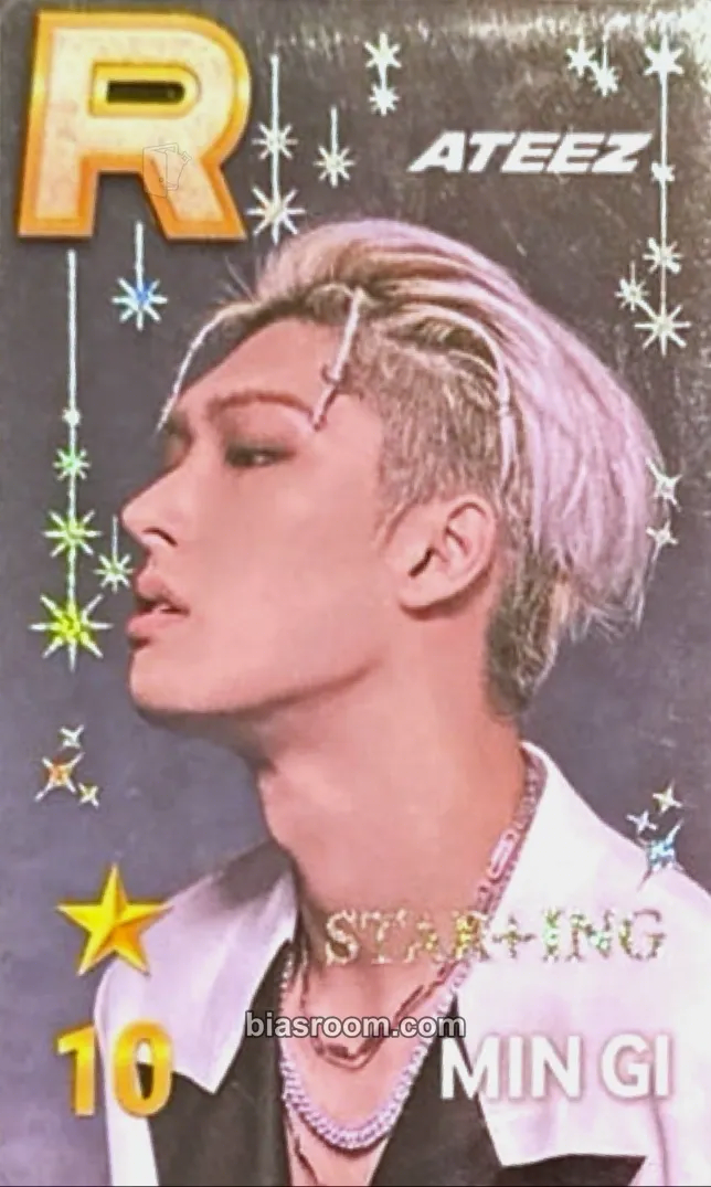 Mingi SUPERSTAR × ATEEZ Photocard - ATEEZ - ATEEZ K-pop photocard