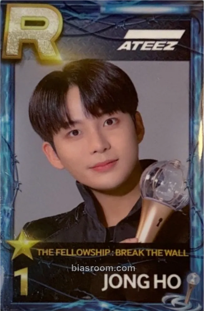 Jongho SUPERSTAR × ATEEZ Photocard - ATEEZ - ATEEZ K-pop photocard