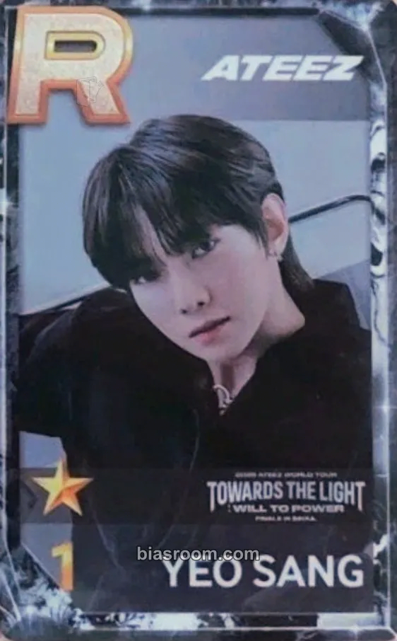 Yeosang SUPERSTAR × ATEEZ Photocard - ATEEZ - ATEEZ K-pop photocard