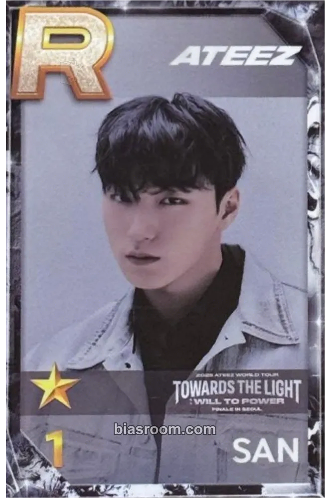San SUPERSTAR × ATEEZ Photocard - ATEEZ - ATEEZ K-pop photocard