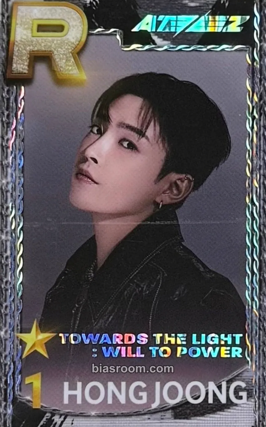 Hongjoong SUPERSTAR × ATEEZ Photocard - ATEEZ - ATEEZ K-pop photocard
