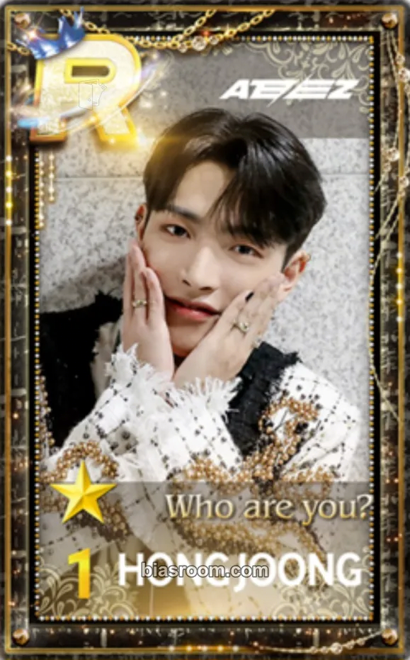 Hongjoong SUPERSTAR × ATEEZ Photocard - ATEEZ - ATEEZ K-pop photocard