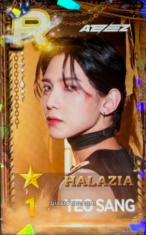 Yeosang SUPERSTAR × ATEEZ Photocard - ATEEZ - ATEEZ K-pop photocard