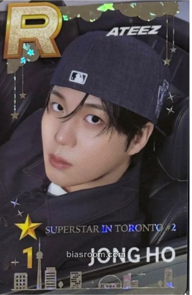Jongho SUPERSTAR × ATEEZ Photocard - ATEEZ - ATEEZ K-pop photocard
