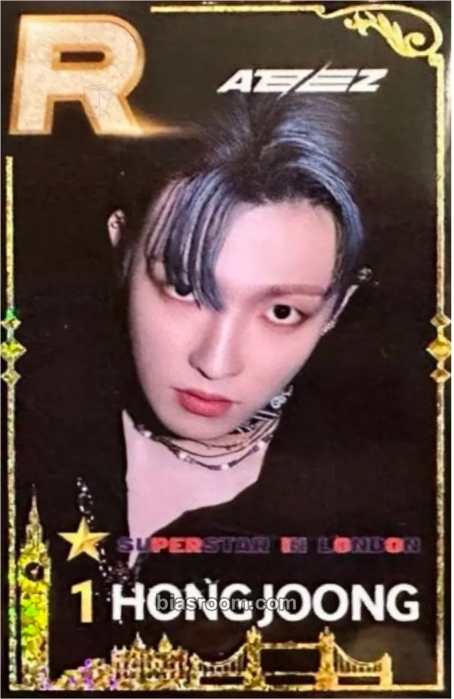 Hongjoong SUPERSTAR × ATEEZ Photocard - ATEEZ - ATEEZ K-pop photocard