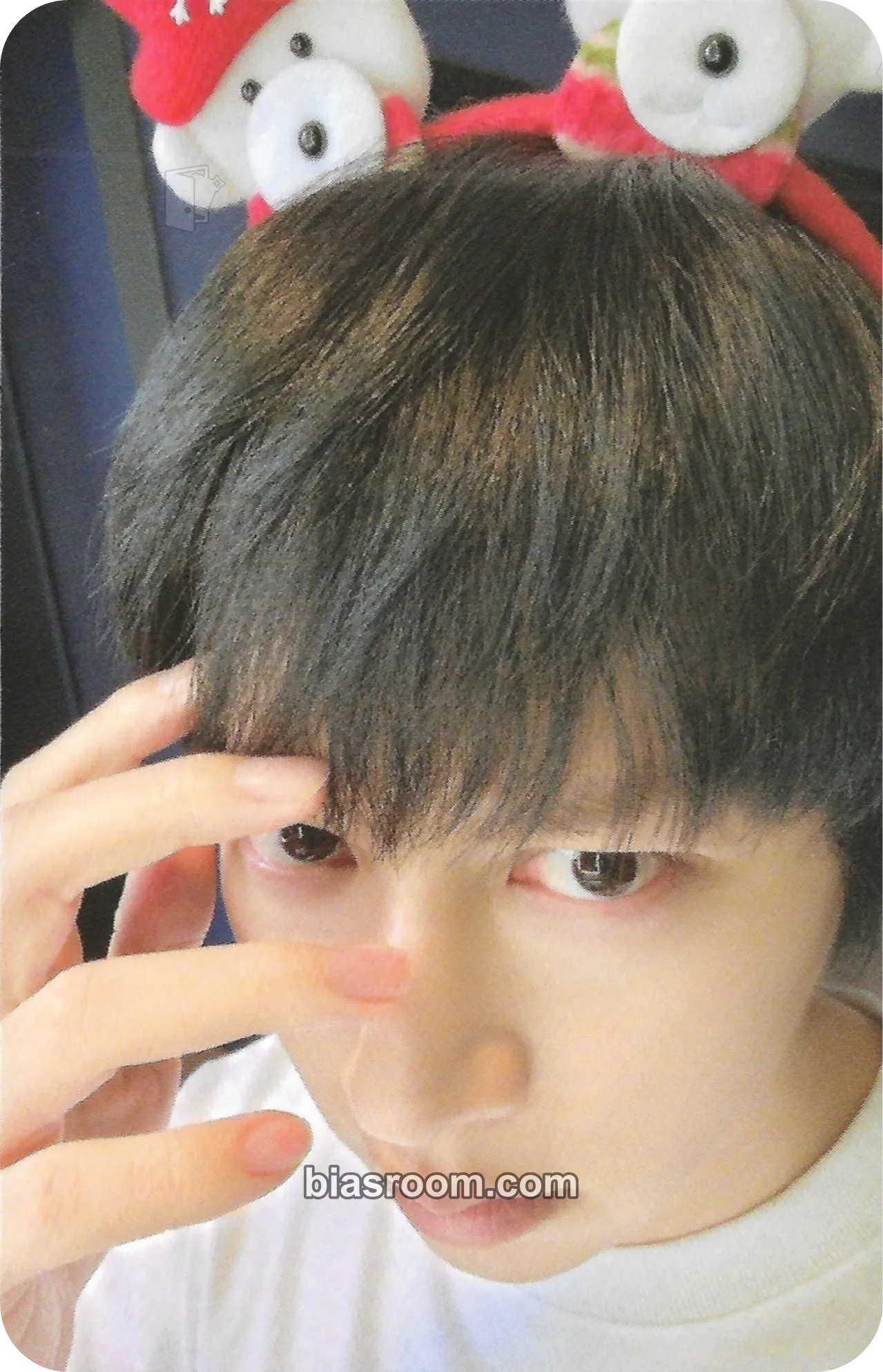 Heechul 2022 Pink Christmas Photocard - SUPER JUNIOR - SUPER JUNIOR K-pop photocard
