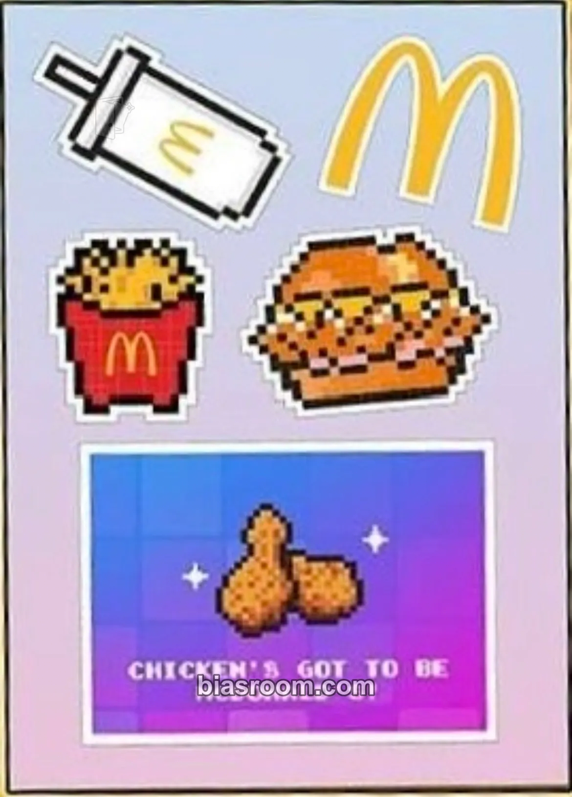 NewJeans x McDonald’s Photocard - NewJeans - NewJeans K-pop photocard