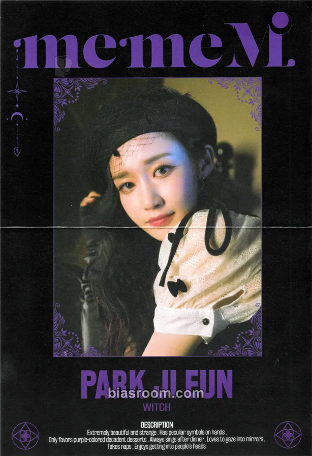 Park Jieun memeM Photocard - PURPLE KISS - PURPLE KISS K-pop photocard