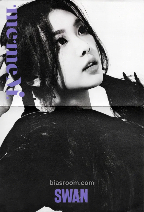 Swan memeM Photocard - PURPLE KISS - PURPLE KISS K-pop photocard