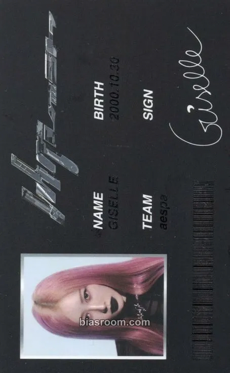 Giselle Whiplash MD Events (All) Photocard - aespa - aespa K-pop photocard