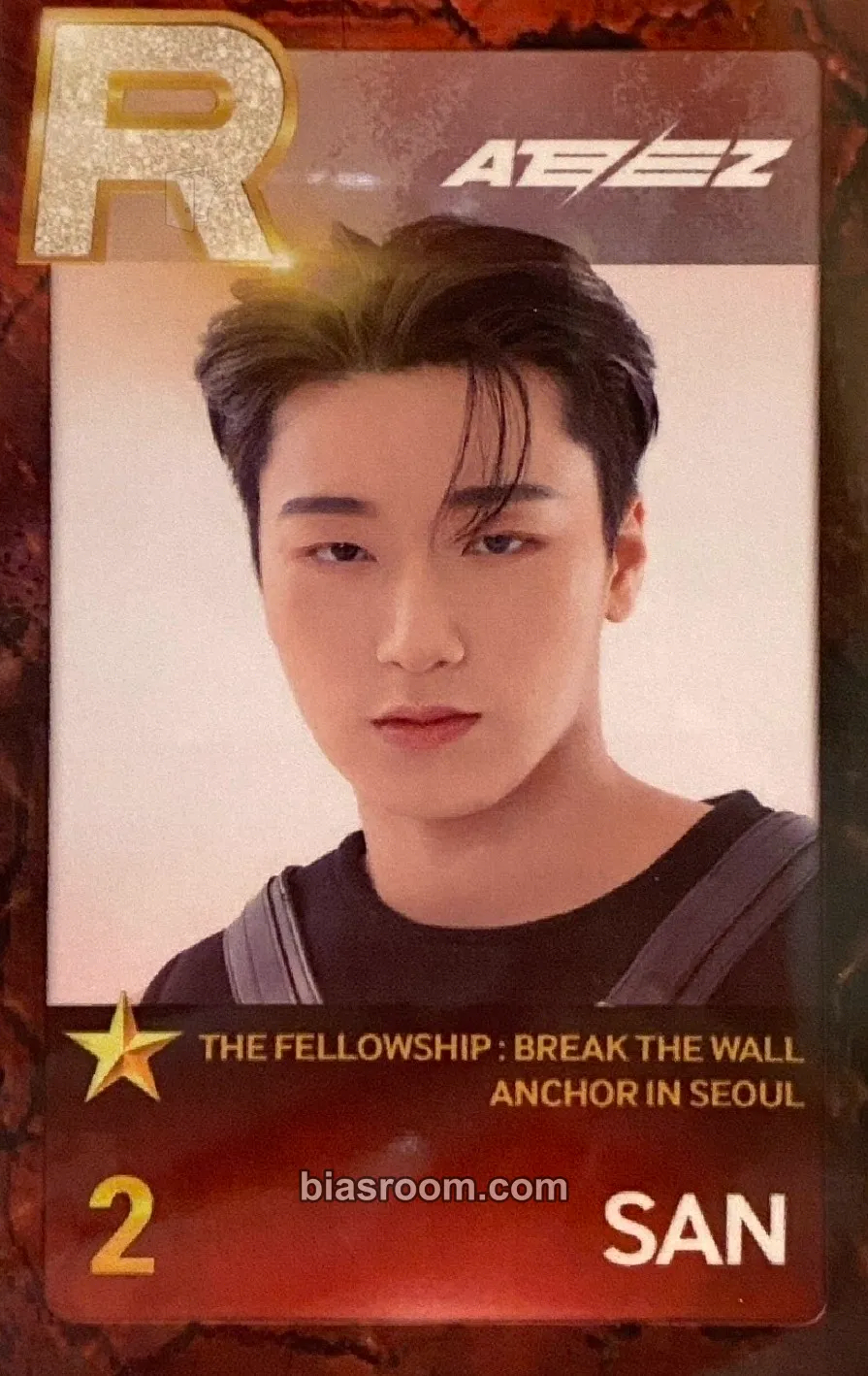 San SUPERSTAR × ATEEZ Photocard - ATEEZ - ATEEZ K-pop photocard