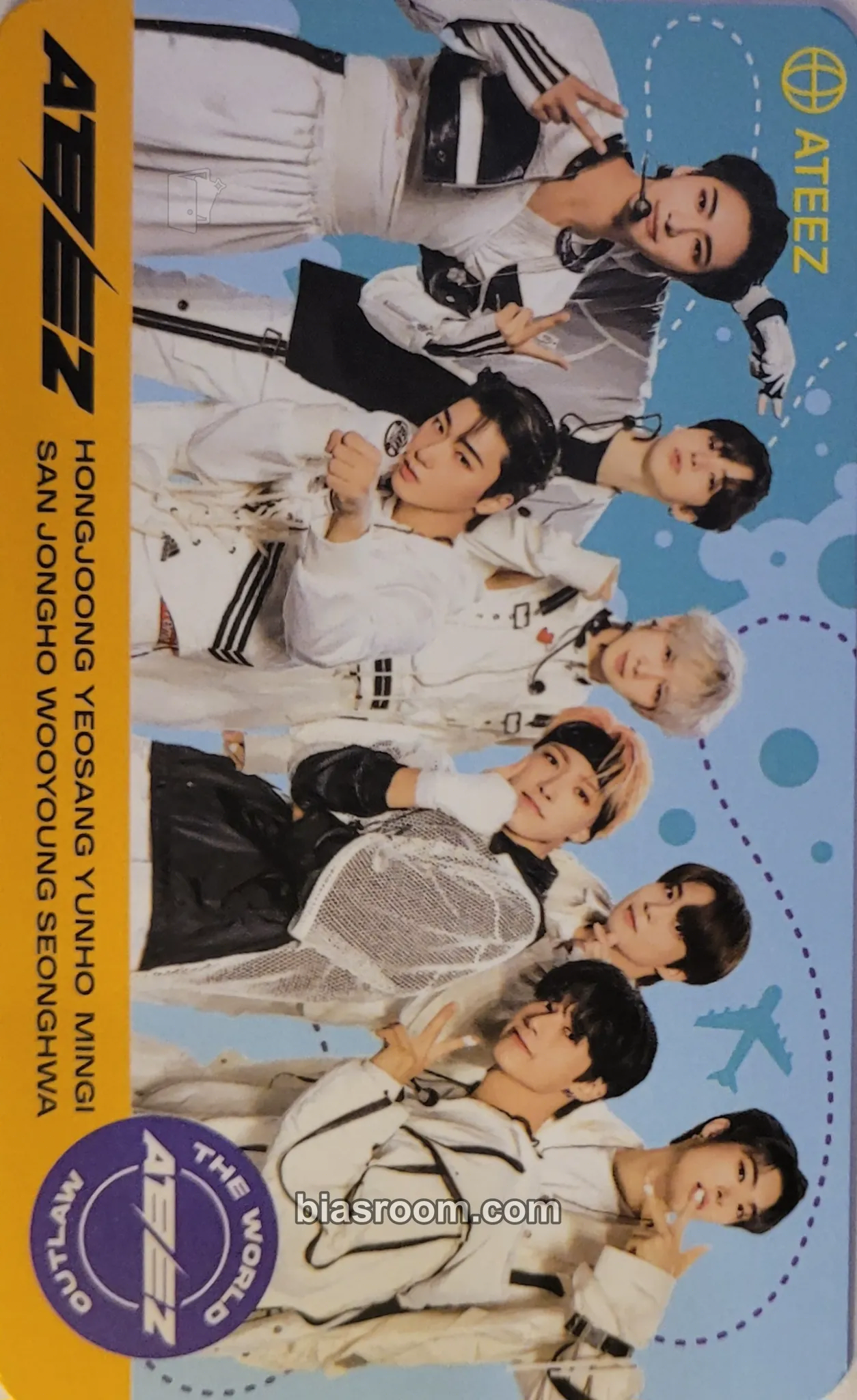THE WORLD EP.2 : OUTLAW Photocard - ATEEZ - ATEEZ K-pop photocard