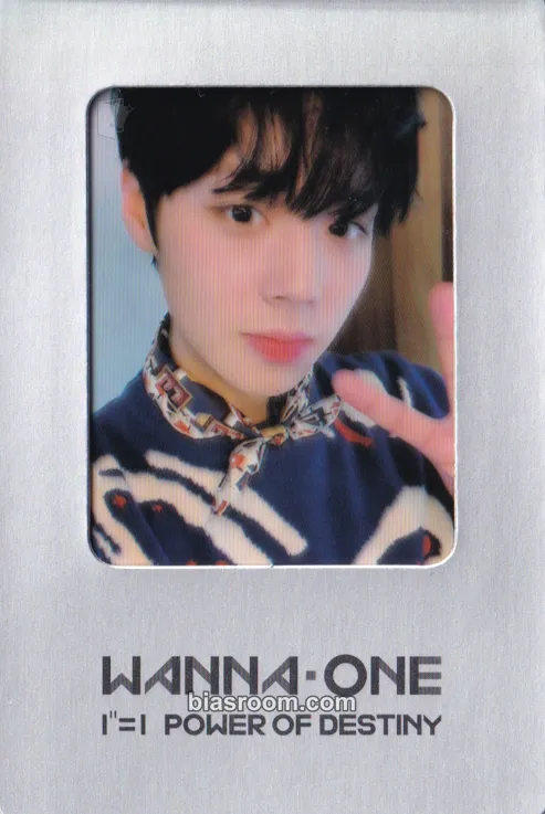 Jihoon 1¹¹=1 (Power of Destiny) Photocard - Wanna One - Wanna One K-pop photocard