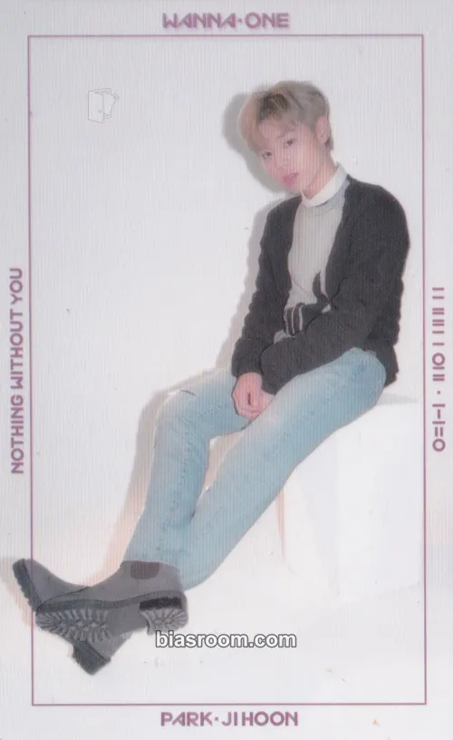 Jihoon 1-1=0 (Nothing Without You) Photocard - Wanna One - Wanna One K-pop photocard