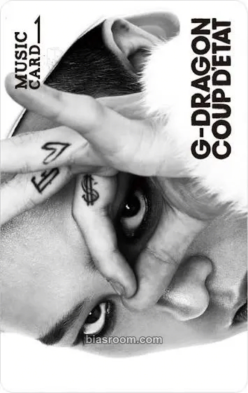 G-Dragon Coup d’Etat Photocard - G-Dragon K-pop photocard
