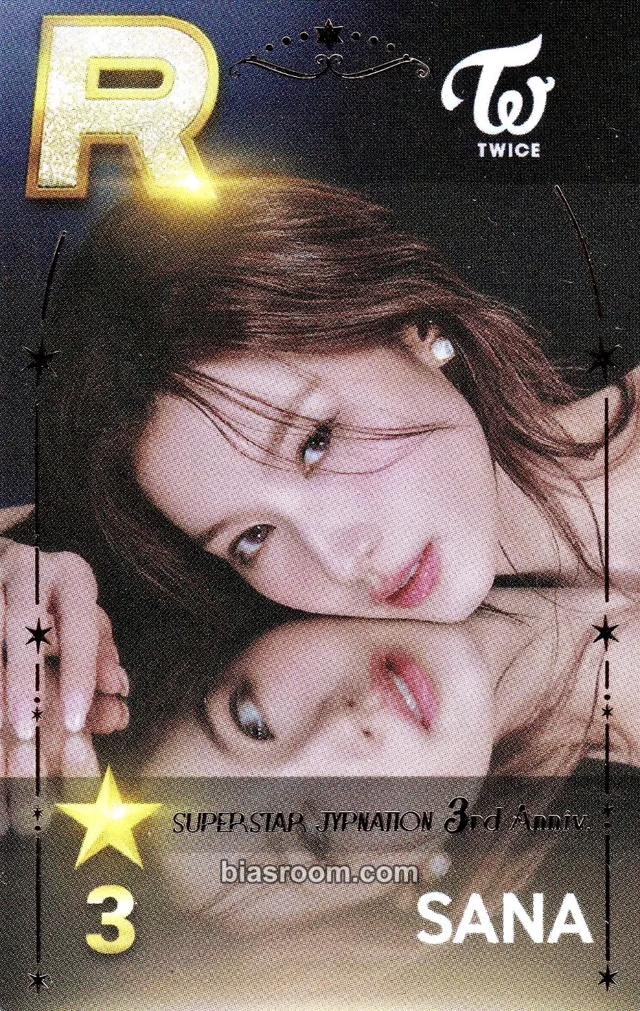 Sana TWICE x SuperStar JYPNATION Photocard - TWICE - TWICE K-pop photocard