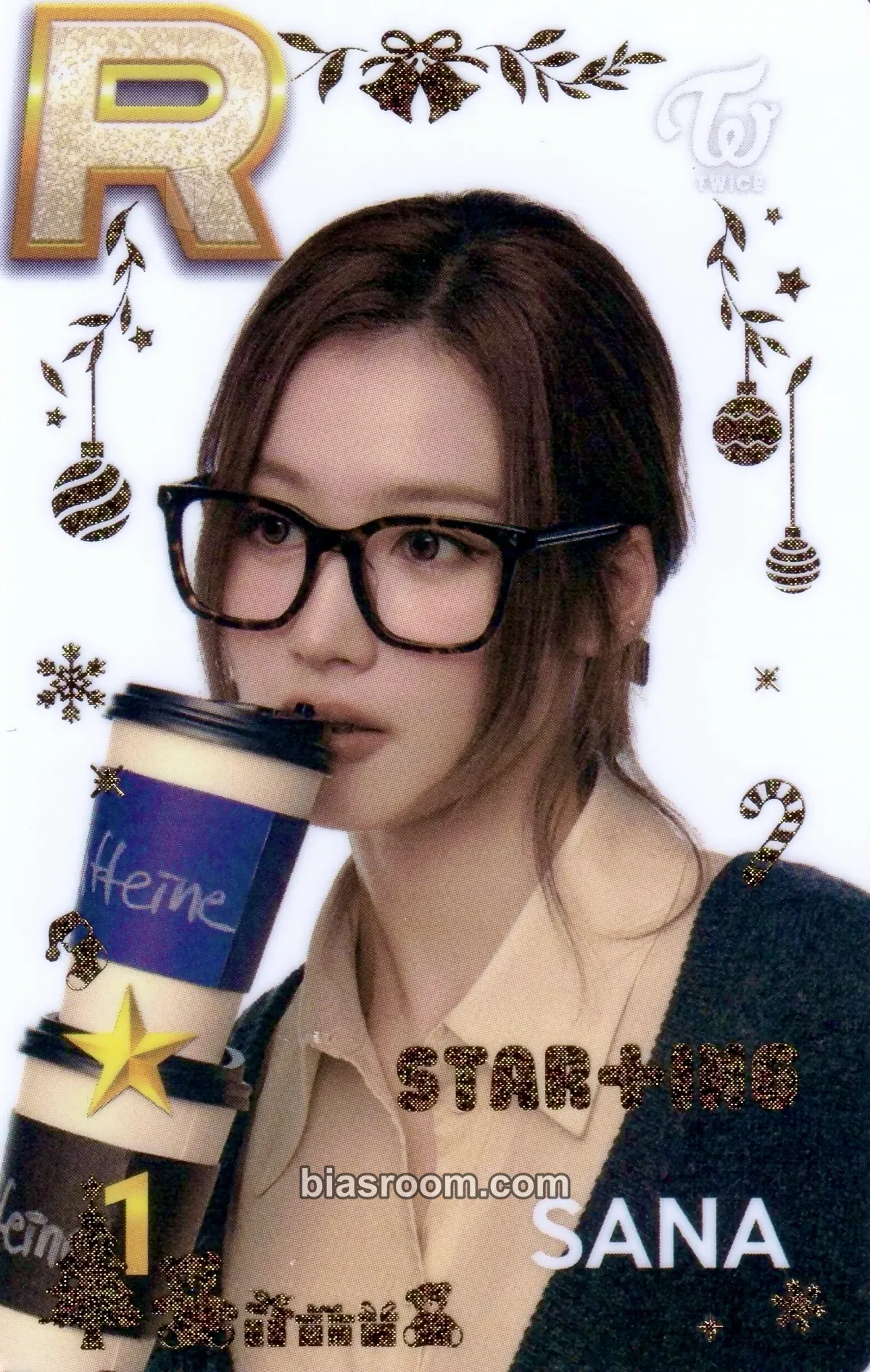 Sana TWICE x SuperStar JYPNATION Photocard - TWICE - TWICE K-pop photocard
