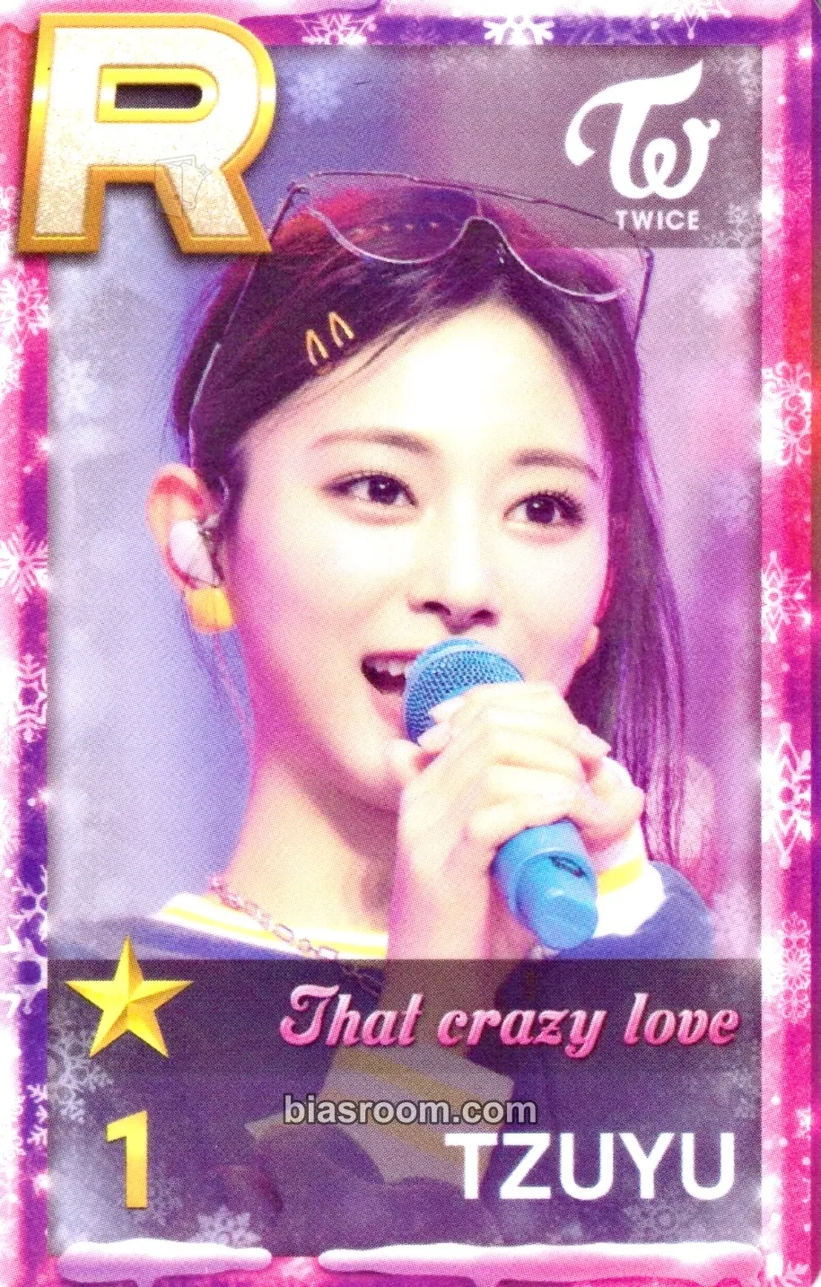 Tzuyu TWICE x SuperStar JYPNATION Photocard - TWICE - TWICE K-pop photocard