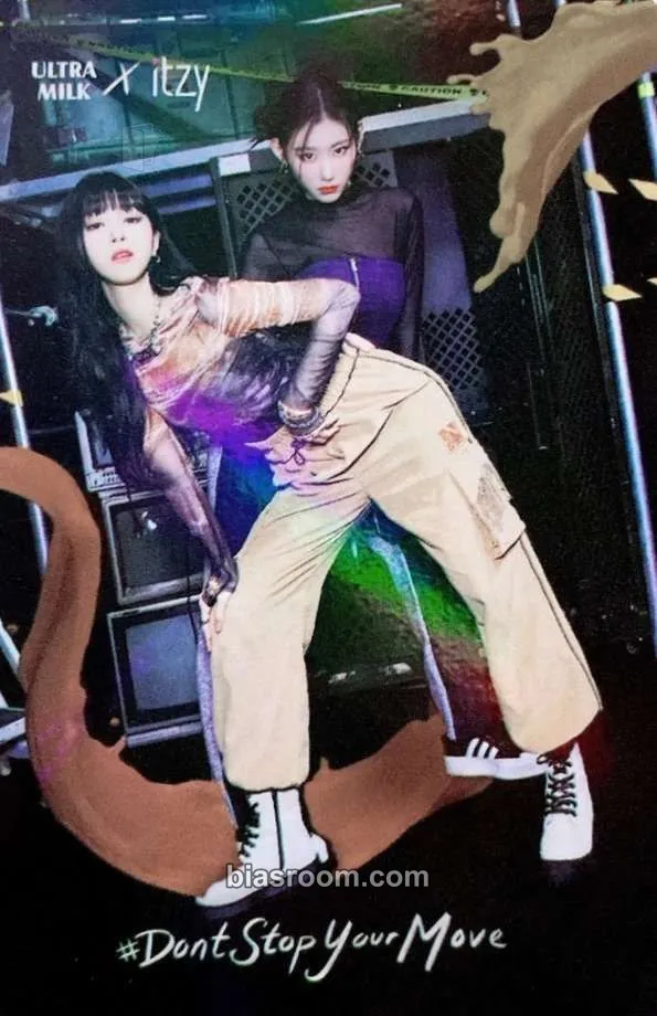 ITZY X ULTRA MILK Photocard - ITZY - ITZY K-pop photocard