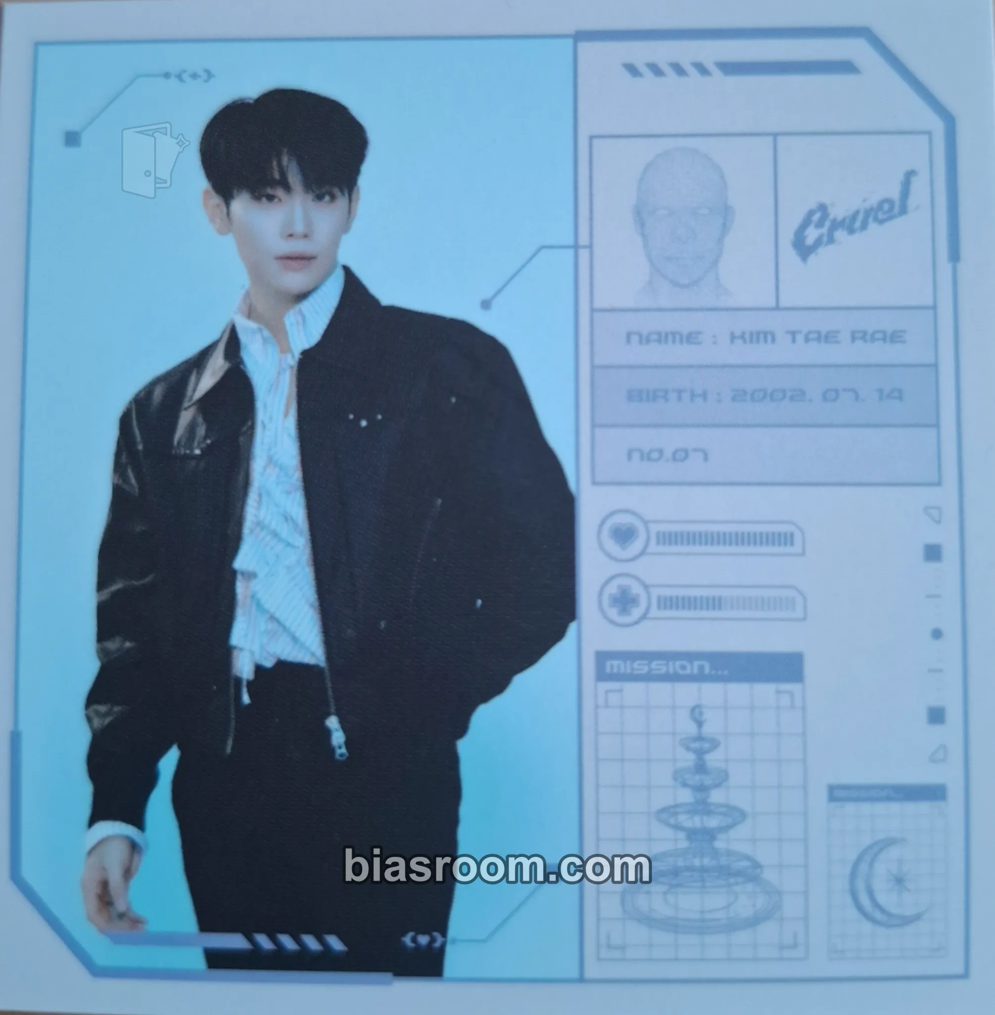 Taerae Blue Paradise Photocard - ZEROBASEONE - ZEROBASEONE K-pop photocard