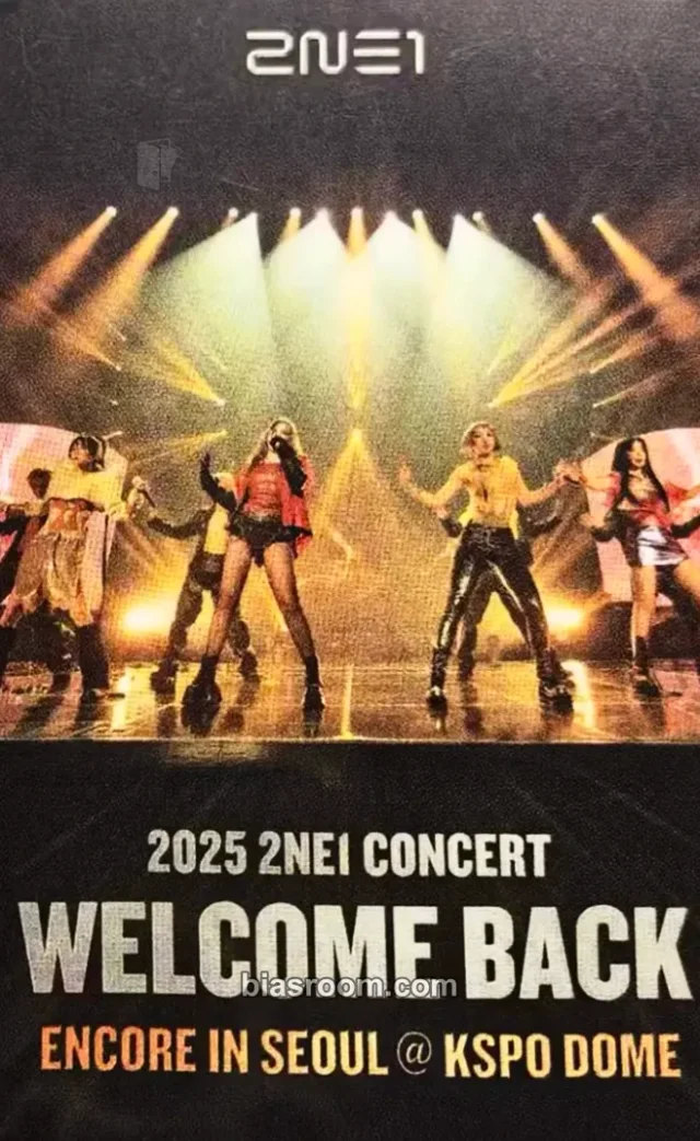 2NE1 - 15th Anniversary Event card ticket