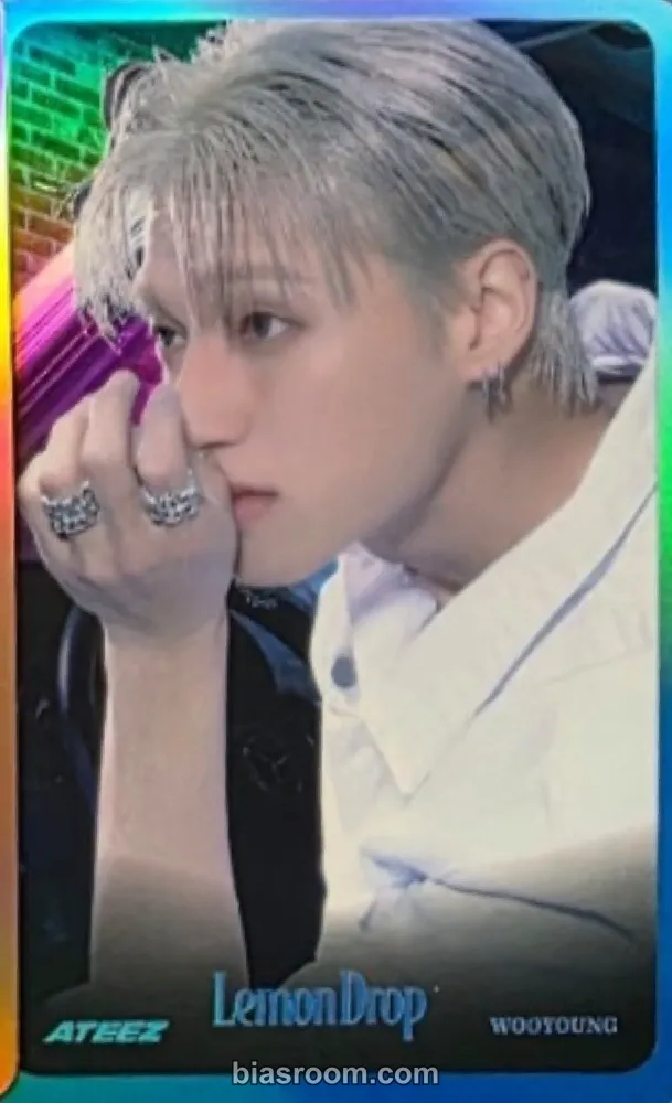 Wooyoung Higher Timepiece × ATEEZ Photocard - ATEEZ - ATEEZ K-pop photocard