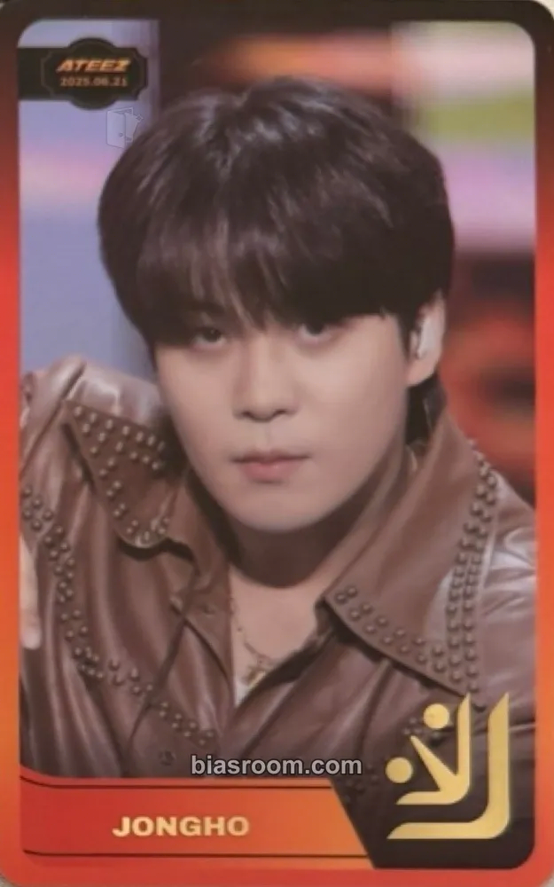 Jongho Higher Timepiece × ATEEZ Photocard - ATEEZ - ATEEZ K-pop photocard