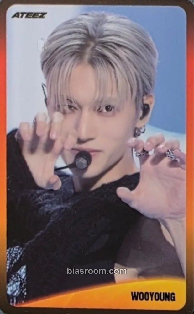 Wooyoung Higher Timepiece × ATEEZ Photocard - ATEEZ - ATEEZ K-pop photocard