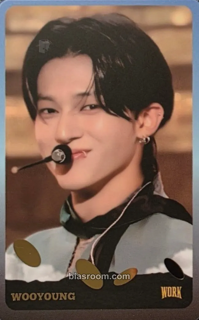 Wooyoung Higher Timepiece × ATEEZ Photocard - ATEEZ - ATEEZ K-pop photocard