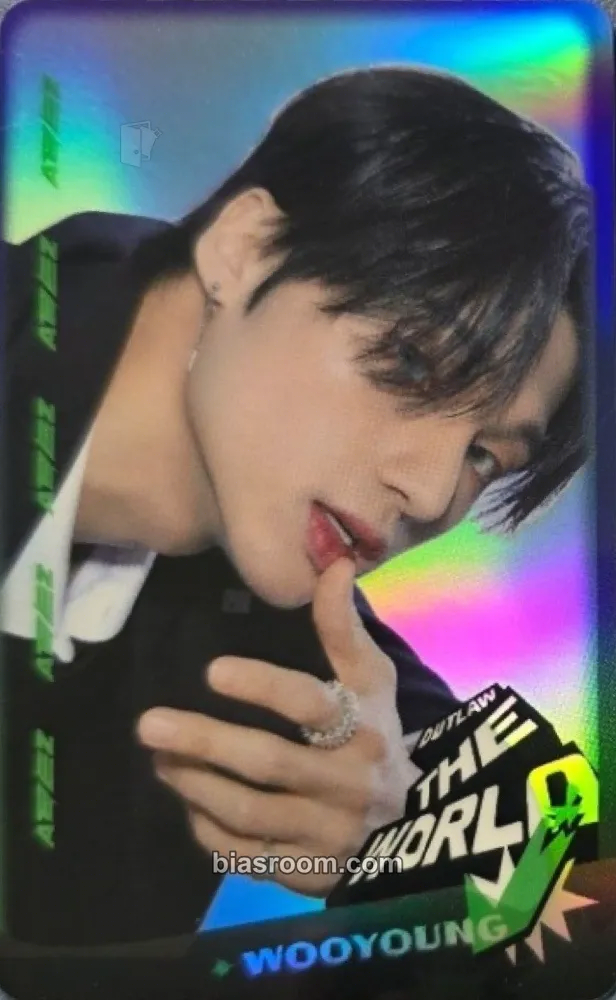 Wooyoung Higher Timepiece × ATEEZ Photocard - ATEEZ - ATEEZ K-pop photocard