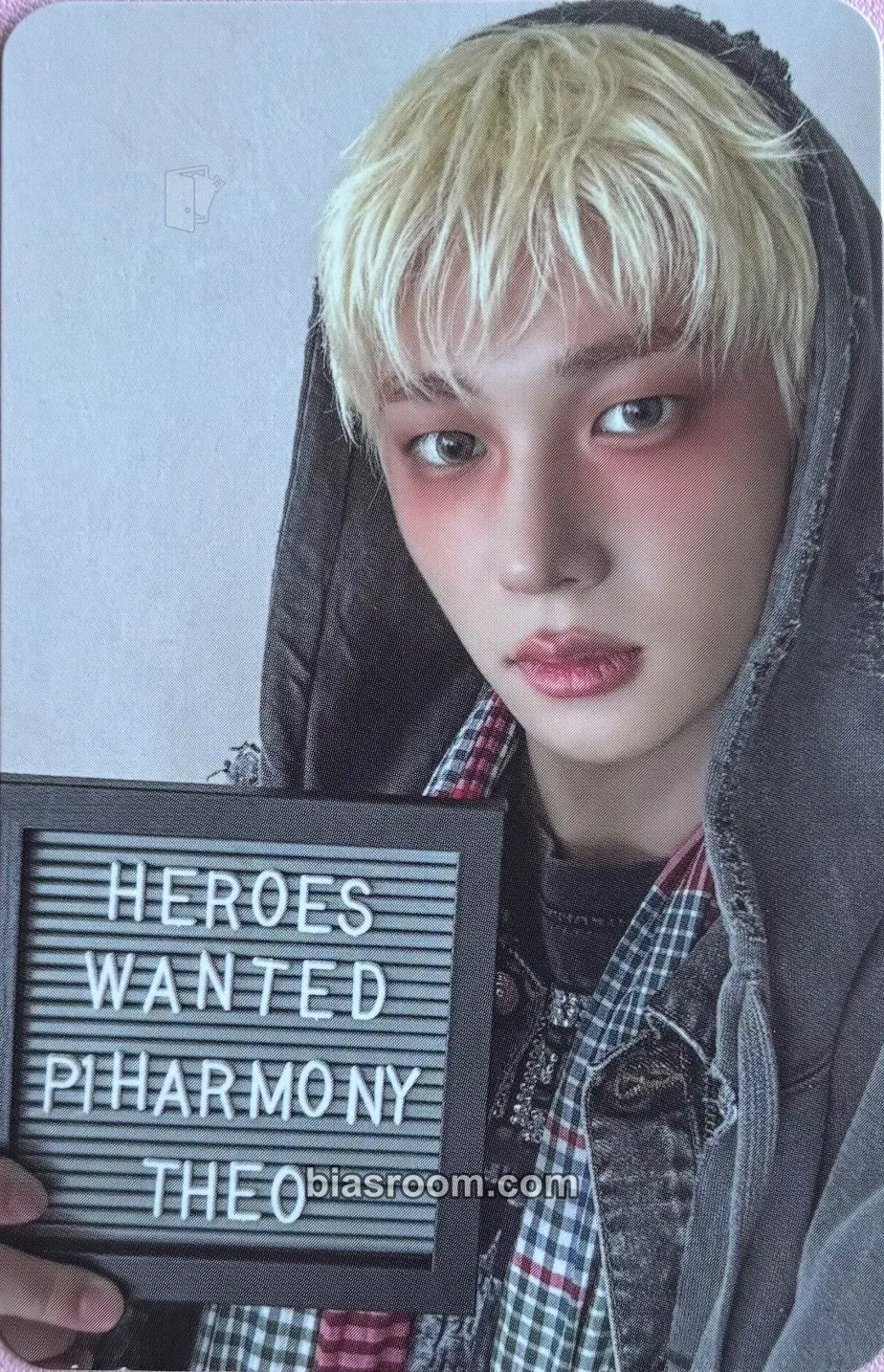 Theo UNIQUE Photocard - P1Harmony - P1Harmony K-pop photocard