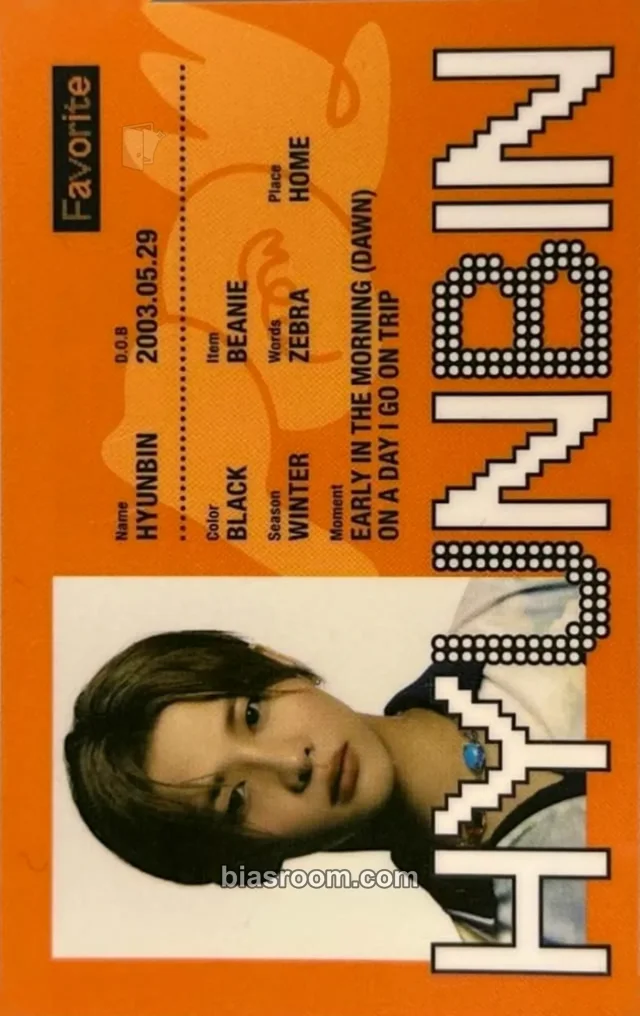 POW - Hyunbin  - Favorite Album album photocard