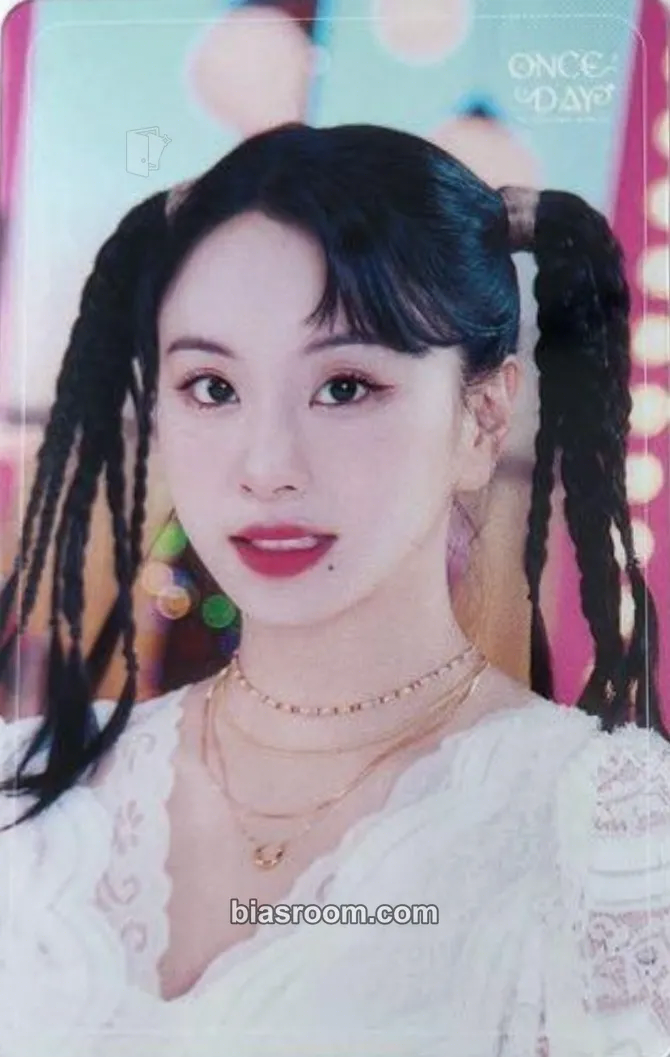 Chaeyoung ONCE DAY Photocard - TWICE - TWICE K-pop photocard
