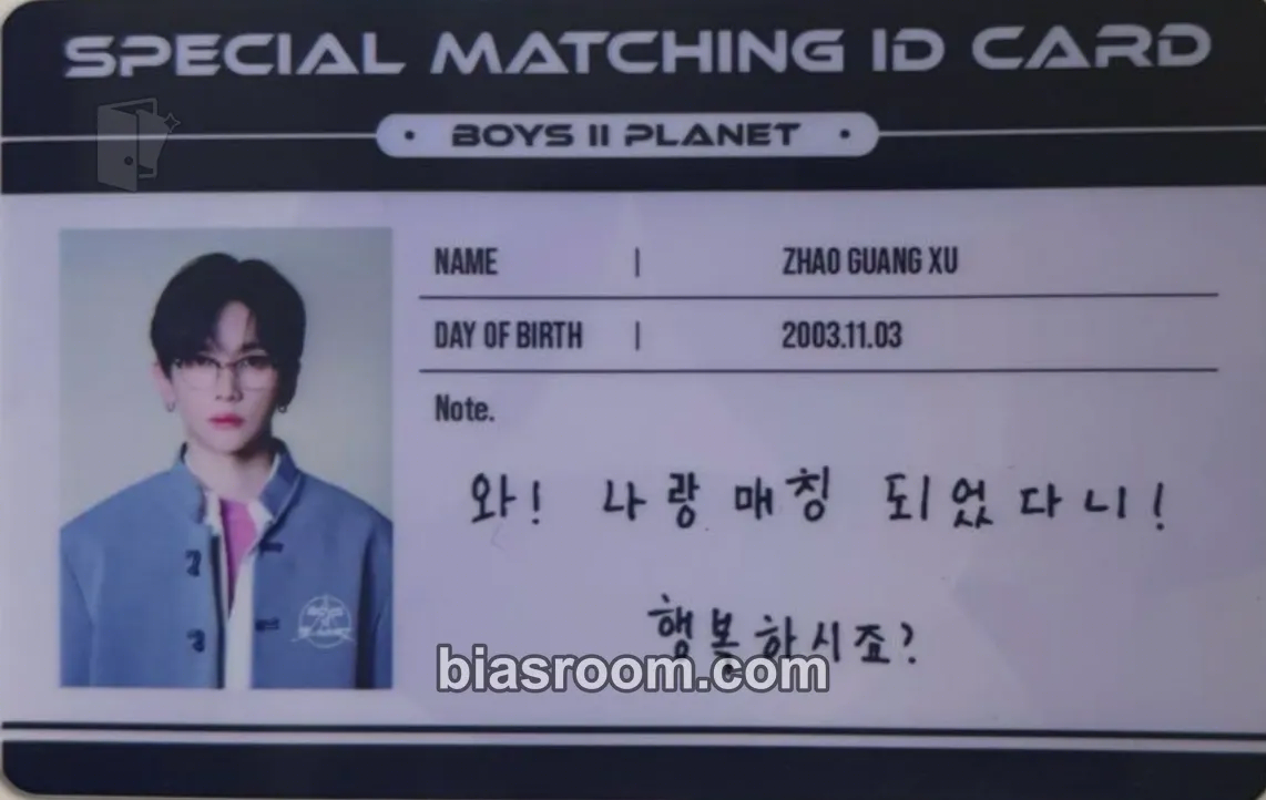 LynnLynn BOYS II PLANET Archive Exhibition AFTER ; JOURNEY Photocard - MODYSSEY - MODYSSEY K-pop photocard