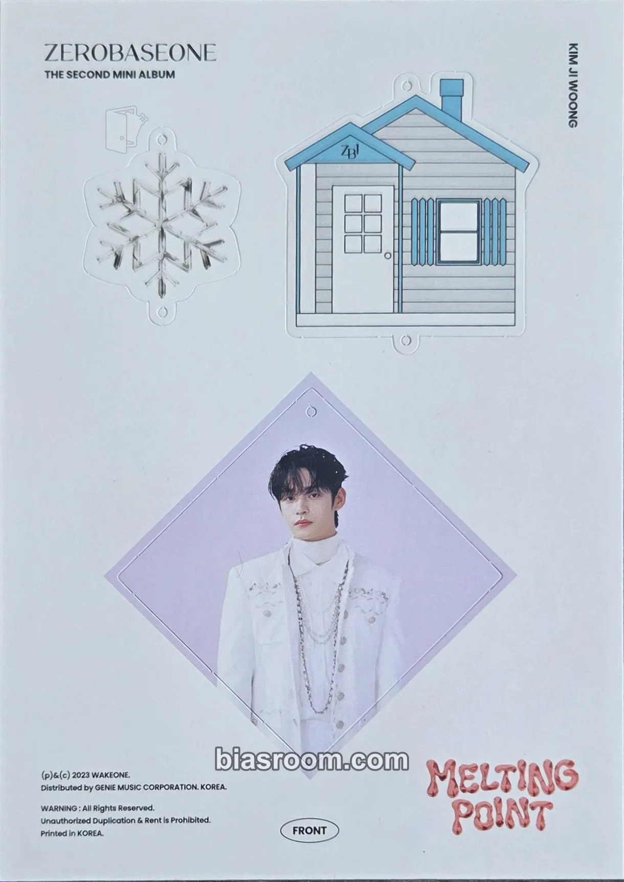 Jiwoong Melting Point Photocard - ZEROBASEONE - ZEROBASEONE K-pop photocard