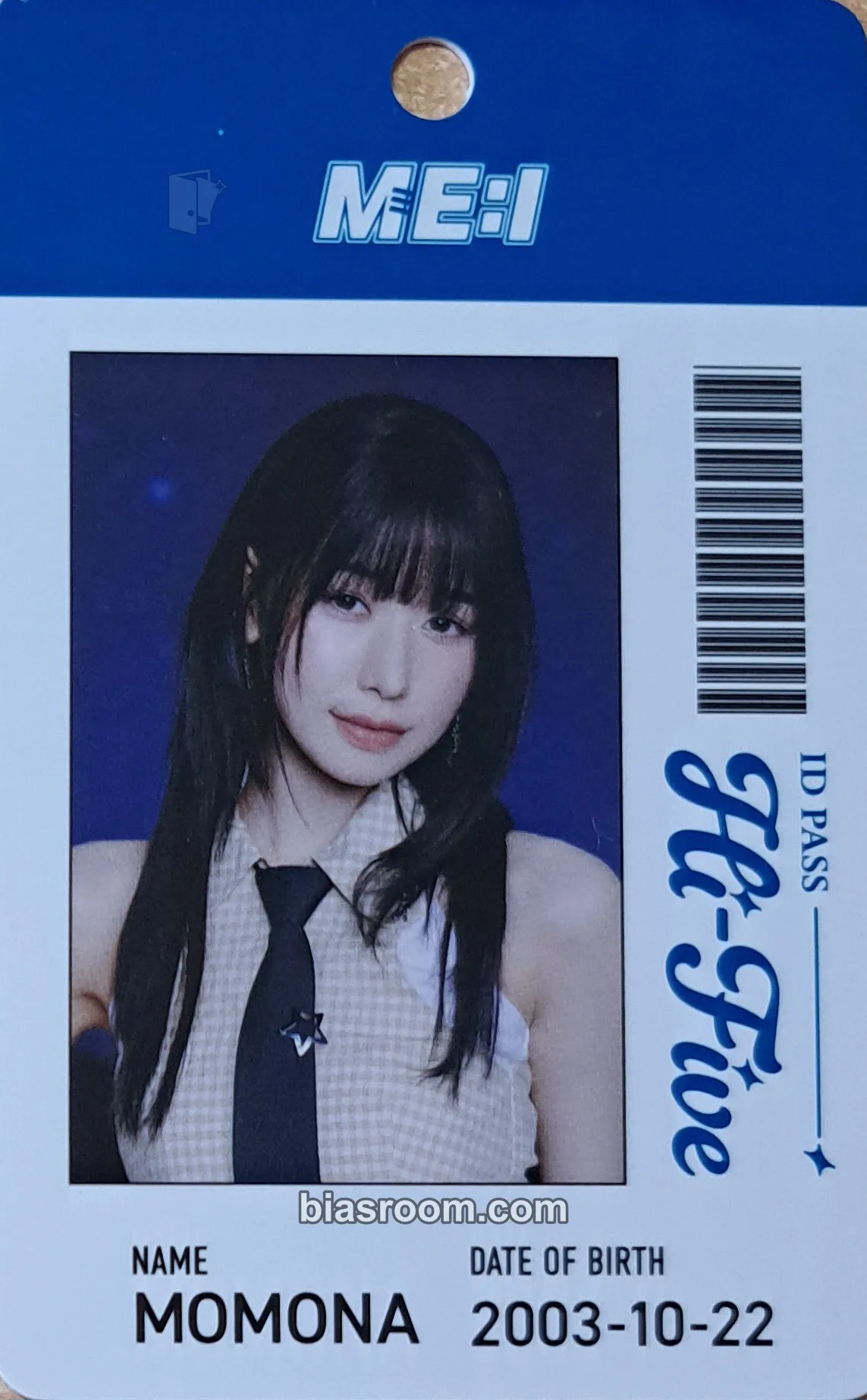 Momona Hi-Five Photocard - ME:I - ME:I K-pop photocard
