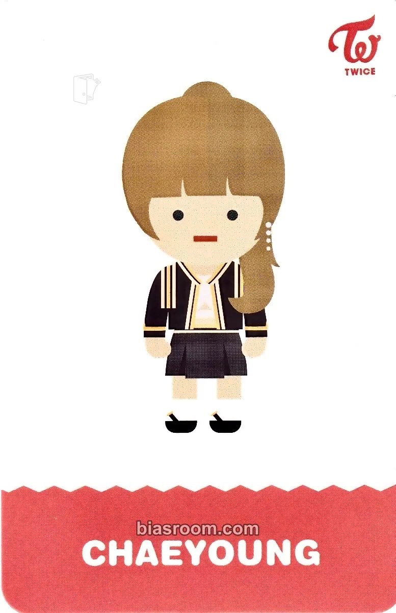 Chaeyoung TWICE Character Pop-Up Store Photocard - TWICE - TWICE K-pop photocard
