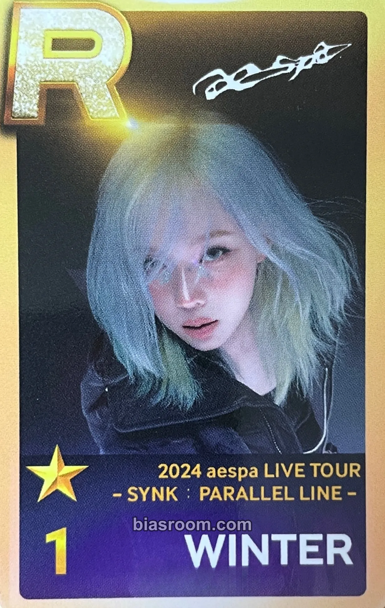 Winter SYNK : PARALLEL LINE Photocard - aespa - aespa K-pop photocard