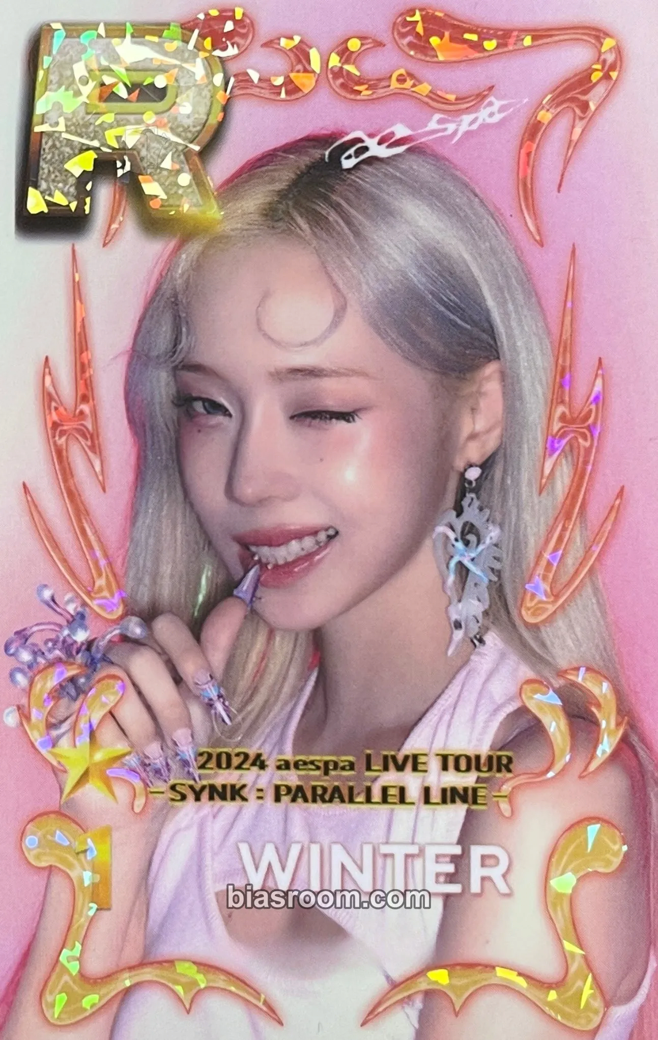 Winter SYNK : PARALLEL LINE Photocard - aespa - aespa K-pop photocard