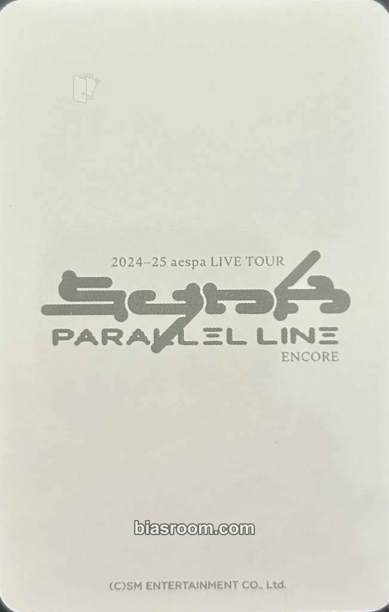Karina SYNK : PARALLEL LINE Photocard - aespa | Bias Room